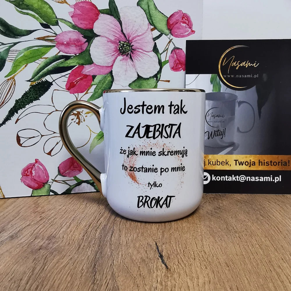 Edle Tasse "Ich bin so toll, dass, wenn sie mich einäschern, nur Glitzer von mir übrig bleibt" - 330 ml / 400 ml