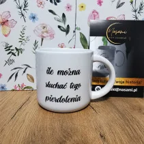 Kubek "Mi chuj jebany ciśnienie podniósł/ ile można słuchać tego pierdolenia" 400ml