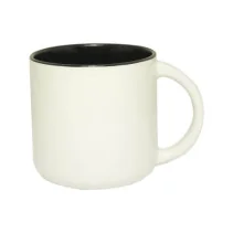 Breiter Becher 400ml in mehreren Farben zur Auswahl - Ihr eigener Text