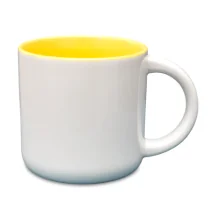 Breiter Becher 400ml in mehreren Farben zur Auswahl - Ihr eigener Text