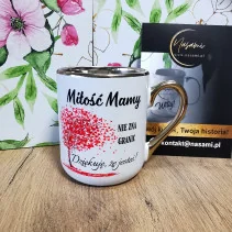 Edle Tasse „Mutterliebe kennt keine Grenzen. Danke, dass es dich gibt!“ – 330 ml / 400 ml