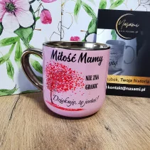 Edle Tasse „Mutterliebe kennt keine Grenzen. Danke, dass es dich gibt!“ – 330 ml / 400 ml