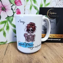 Kubek - a teraz Super Mama napije sie kawki 330ml lub 450ml