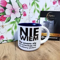 Kubek - NIE WIEM Nie znam się nie orientuję sie 330ml lub 450ml