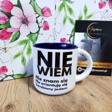 Kubek - NIE WIEM Nie znam się nie orientuję sie 330ml lub 450ml