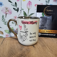 Edle Tasse „Mamas Kaffee ist ein Tag ohne ihn“ – 330 ml / 400 ml