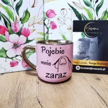 Elegancki Kubek "Pojebie mnie zaraz" – 330 ml / 400 ml