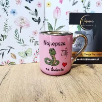 Elegancki kubek „Najlepsza żmija na świecie” 330 ml/400 ml
