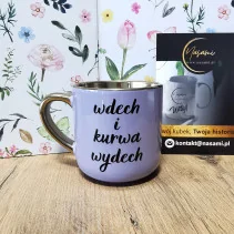 Tasse – „Inhale and Fucking Exhale/Good Fucking Morning“, elegant, 330 ml/400 ml