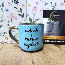 Tasse – „Inhale and Fucking Exhale/Good Fucking Morning“, elegant, 330 ml/400 ml