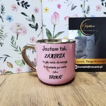 Edle Tasse "Ich bin so toll, dass, wenn sie mich einäschern, nur Glitzer von mir übrig bleibt" - 330 ml / 400 ml