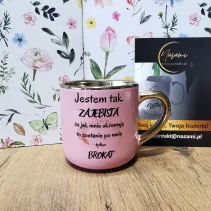 Edle Tasse "Ich bin so toll, dass, wenn sie mich einäschern, nur Glitzer von mir übrig bleibt" - 330 ml / 400 ml