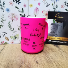 Kubek NEON 'Moje Zaklęcia' – Magiczny Kubek 330ml lub 450ml