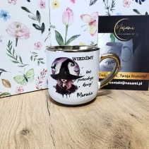 Kubek - Wiedźmy też potrzebują kawy imię Elegancki 330ml/400ml