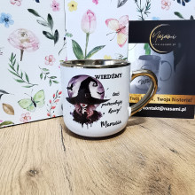Kubek - Wiedźmy też potrzebują kawy imię Elegancki 330ml/400ml