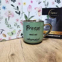 Eleganter Becher „Der Manager dieses Zirkus/Bitte verärgern Sie mich nicht“ 330ml/400ml | Ein Geschenk mit Humor
