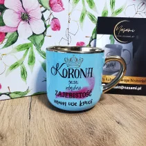 Kubek - Korona jest zbędna zajebistość mam we krwi elegancki 330ml/400ml
