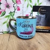 Kubek - Korona jest zbędna zajebistość mam we krwi elegancki 330ml/400ml