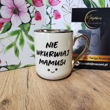 Elegancki Kubek "Nie wkurwiaj Tatusia"