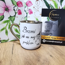 Elegancki Kubek "Brzmi jak nie mój problem" – 330 ml / 400 ml