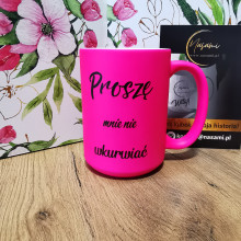 NEON-Tasse – „Der Manager dieses Zirkus/Bitte verärgern Sie mich nicht“ 330/450 ml