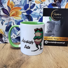 Tasse - "Froschpapa" + Frosch
