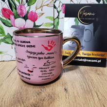 Elegancki Kubek "Kubek zajętej kobiety "MAMY" "