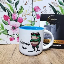 Kubek - "Żajebisty Tata"+ żaba