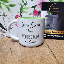 Tasse – Du bist wunderschön, ein bisschen beschissen, aber schön, 330 ml oder 450 ml