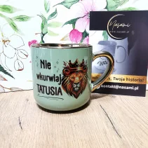 Edle Tasse "Don't Piss Dad Off" + LÖWE
