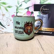 Edle Tasse "Don't Piss Dad Off" + LÖWE