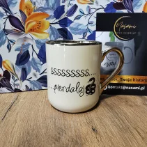Elegancki Kubek "Znasz bajkę o wężu? / SSSSSSSSS... ...pierdalaj"