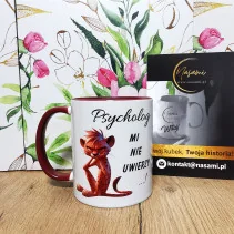 kubek z napisem „Psycholog mi nie uwierzy ...!” – idealny prezent dla niej i dla niego