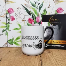 Tasse „Kennst du die Geschichte von der Schlange? SSSSSSSSSS… verpiss dich“
