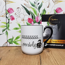 Tasse „Kennst du die Geschichte von der Schlange? SSSSSSSSSS… verpiss dich“