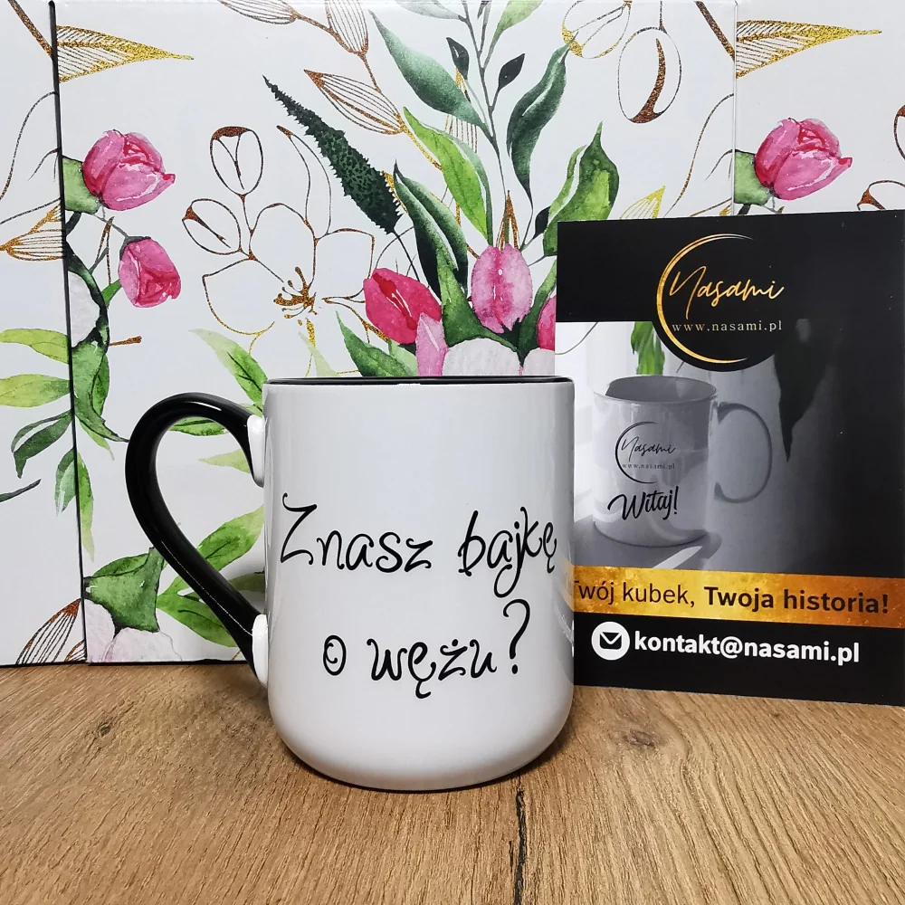 Tasse „Kennst du die Geschichte von der Schlange? SSSSSSSSSS… verpiss dich“