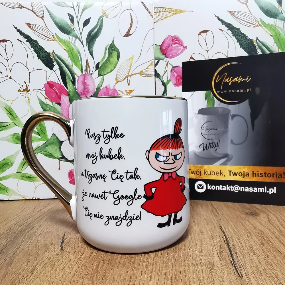 Edle Tasse „Just Move My Mug“ – ein perfektes Geschenk