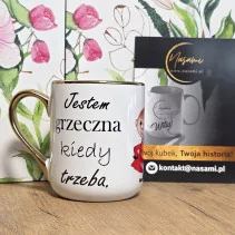 Elegancki Kubek "Jestem...