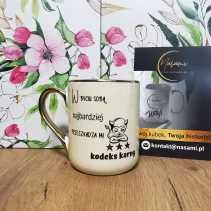 Edle Tasse "Was mich am...
