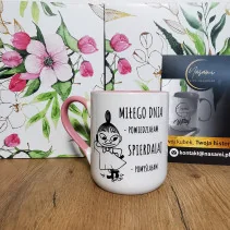 Kubek z napisem "Miłego...