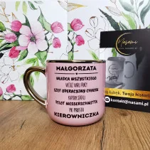 Elegancki kubek „Władza...