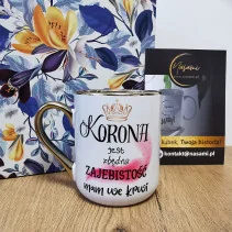 Eleganter Becher „Die Krone...