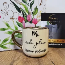 Eleganter Becher „How long...