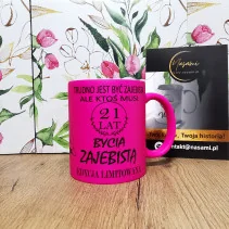 Kubek Neon - X LAT Bycia...