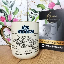 Elegancki Kubek "Mózg...