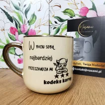 Edle Tasse "Was mich am...