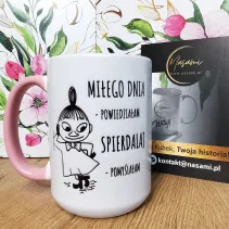 Eine Tasse mit der...