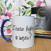 Tasse „Kennst du die Geschichte von der Schlange? SSSSSSSSSS… verpiss dich“