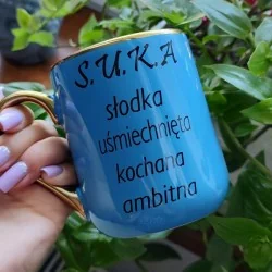 Kubek - "S.U.K.A. suka" elegancki 330/400ml