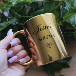 Kubek - Jesteś śliczna perłowy 330ml